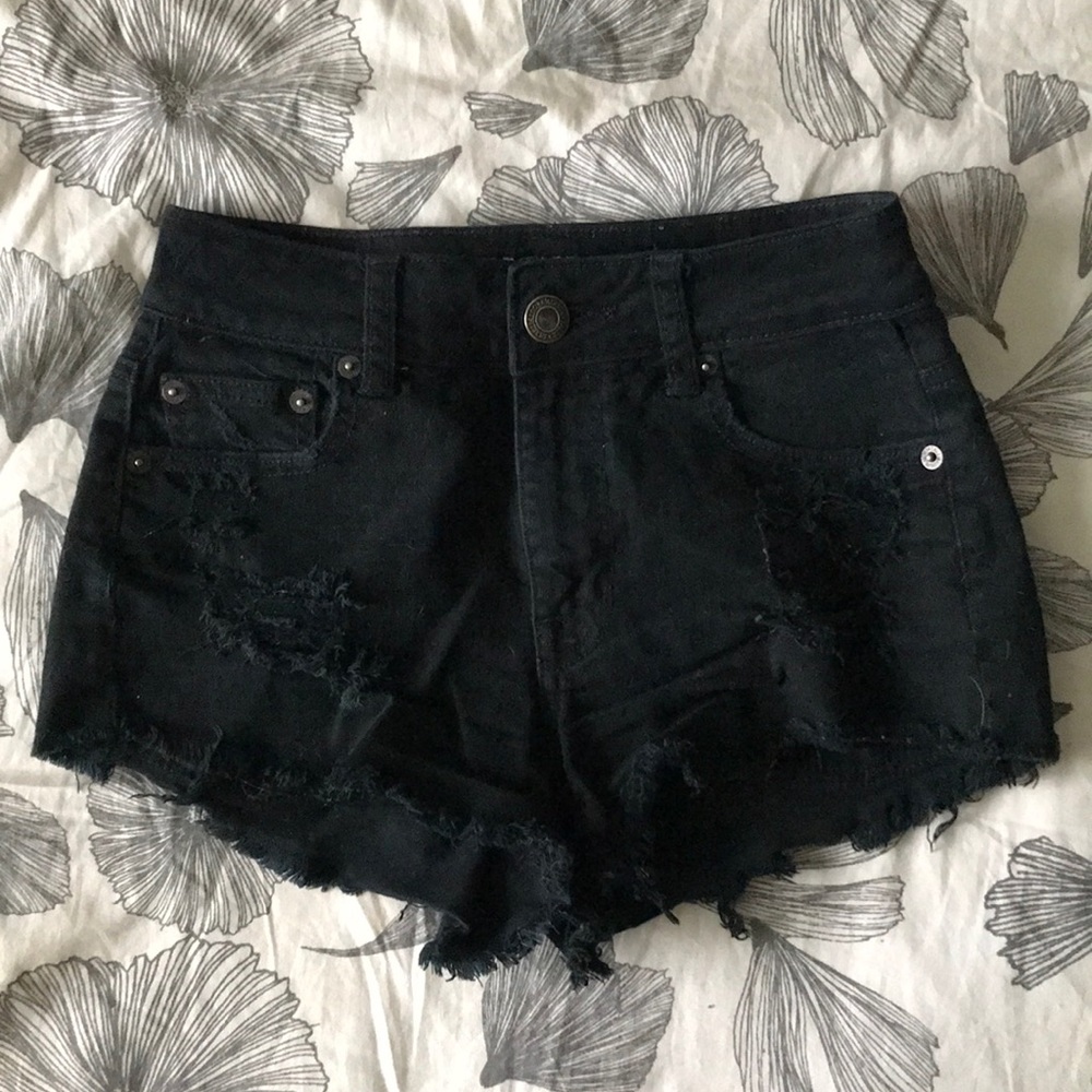 denim shorts